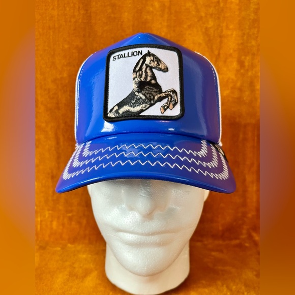 Authentic Goorin Bros Horsepower Trucker Hat - Picture 1 of 6